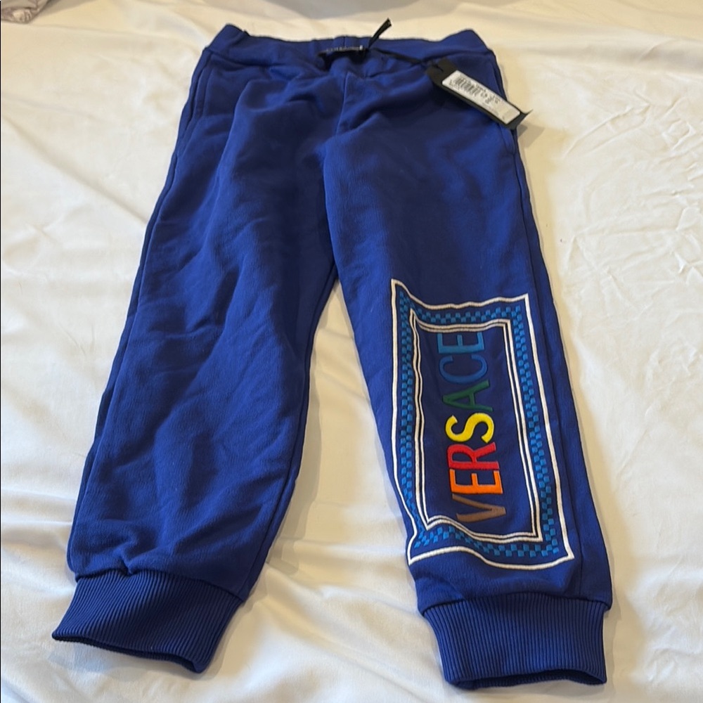Versace Kids Blue Joggers